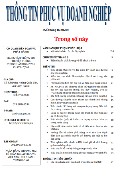 Ấn phẩm thông tin phục vụ Doanh nghiệp Số 08 - 2020