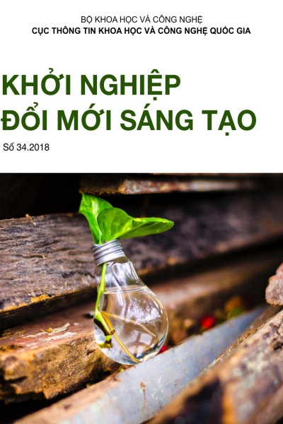 Khởi nghiệp đổi mới sáng tạo, số 34.2018