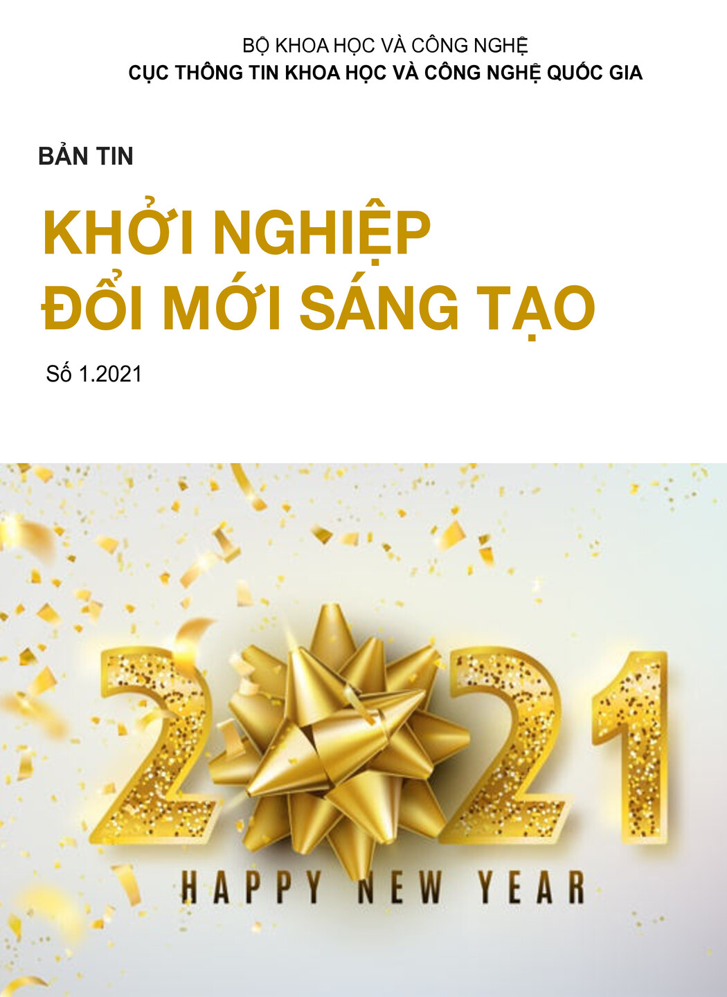 Khởi nghiệp đổi mới sáng tạo, số 1.2021