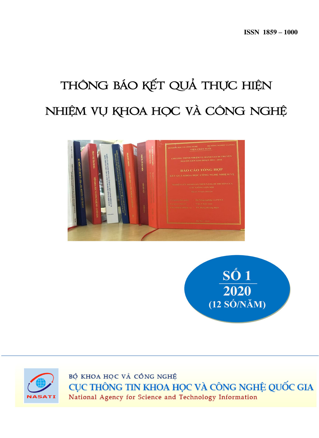 Thông báo kết quả thực hiện nhiệm vụ khoa học và công nghệ số 1 năm 2020