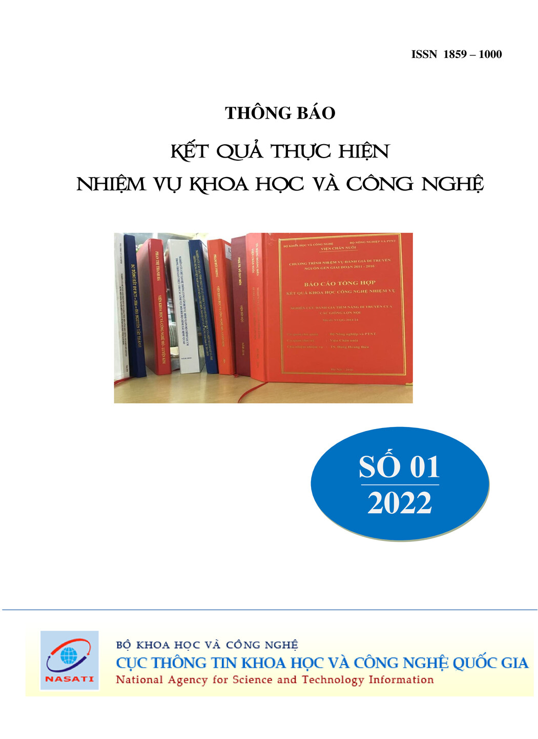 Thông báo kết quả thực hiện nhiệm vụ khoa học và công nghệ số 1 năm 2021