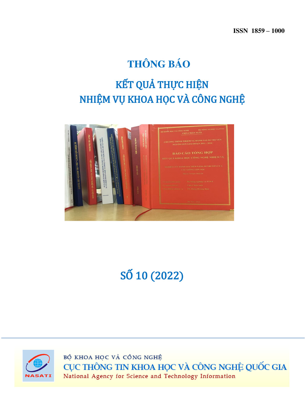 Thông báo kết quả thực hiện nhiệm vụ khoa học và công nghệ số 10 năm 2021