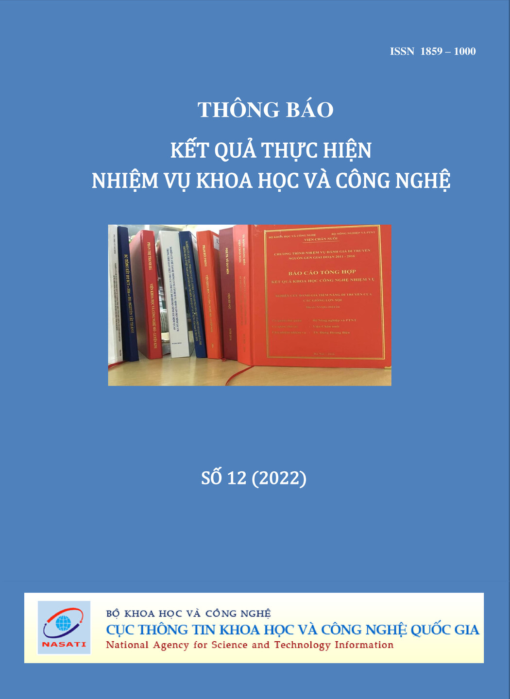 Thông báo kết quả thực hiện nhiệm vụ khoa học và công nghệ số 12 năm 2021