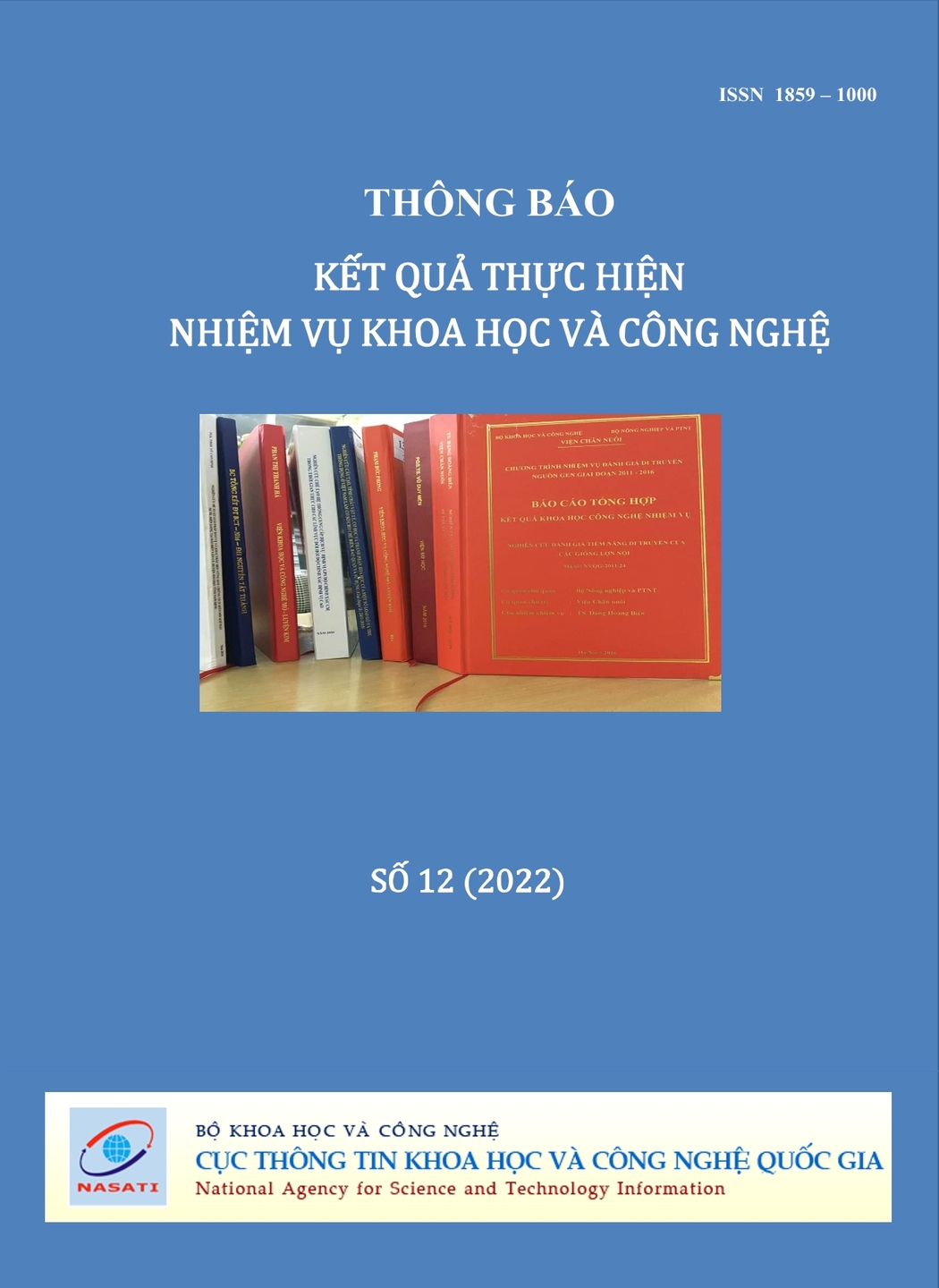 Thông báo kết quả thực hiện nhiệm vụ khoa học và công nghệ số 12 năm 2022