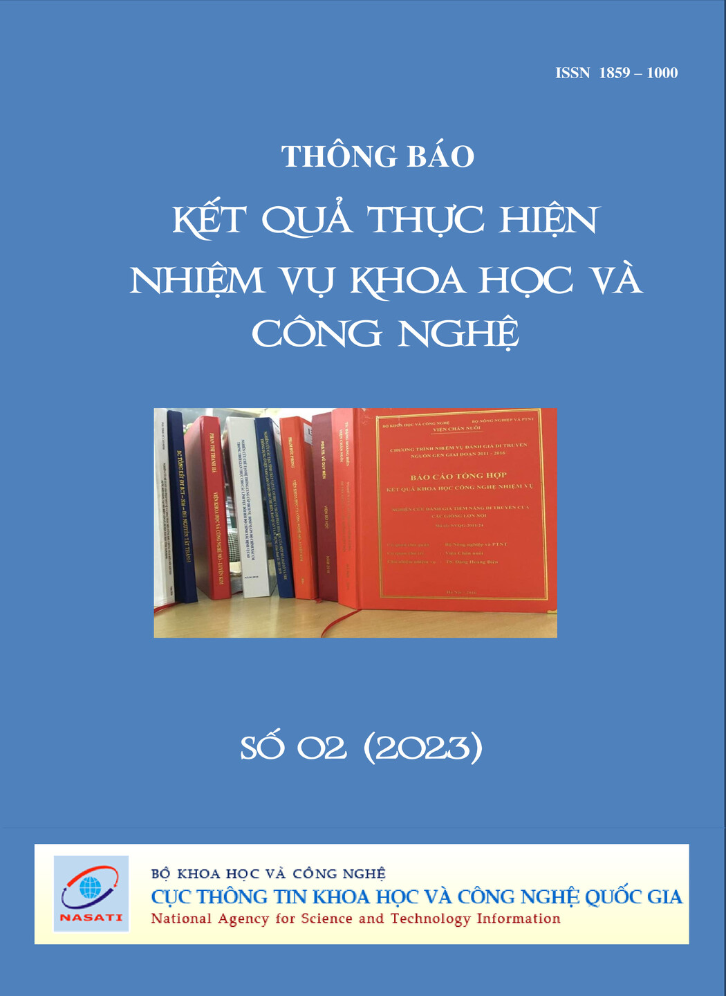 Thông báo kết quả thực hiện nhiệm vụ khoa học và công nghệ số 2 năm 2023