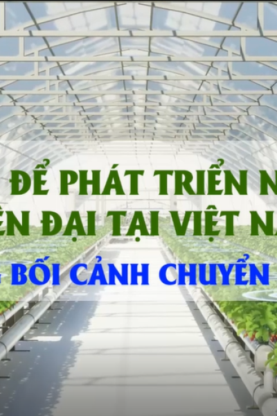 Ứng dụng AI để phát triển nông nghiệp hiện đại tại Việt Nam trong bối cảnh chuyển đổi số